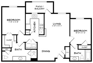 The Hampton 3204 floor plan